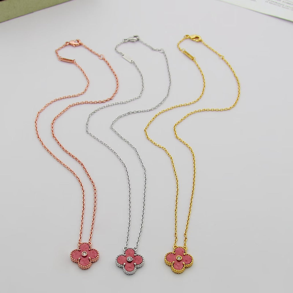 Crystal Four-Leaf Clover Earrings
