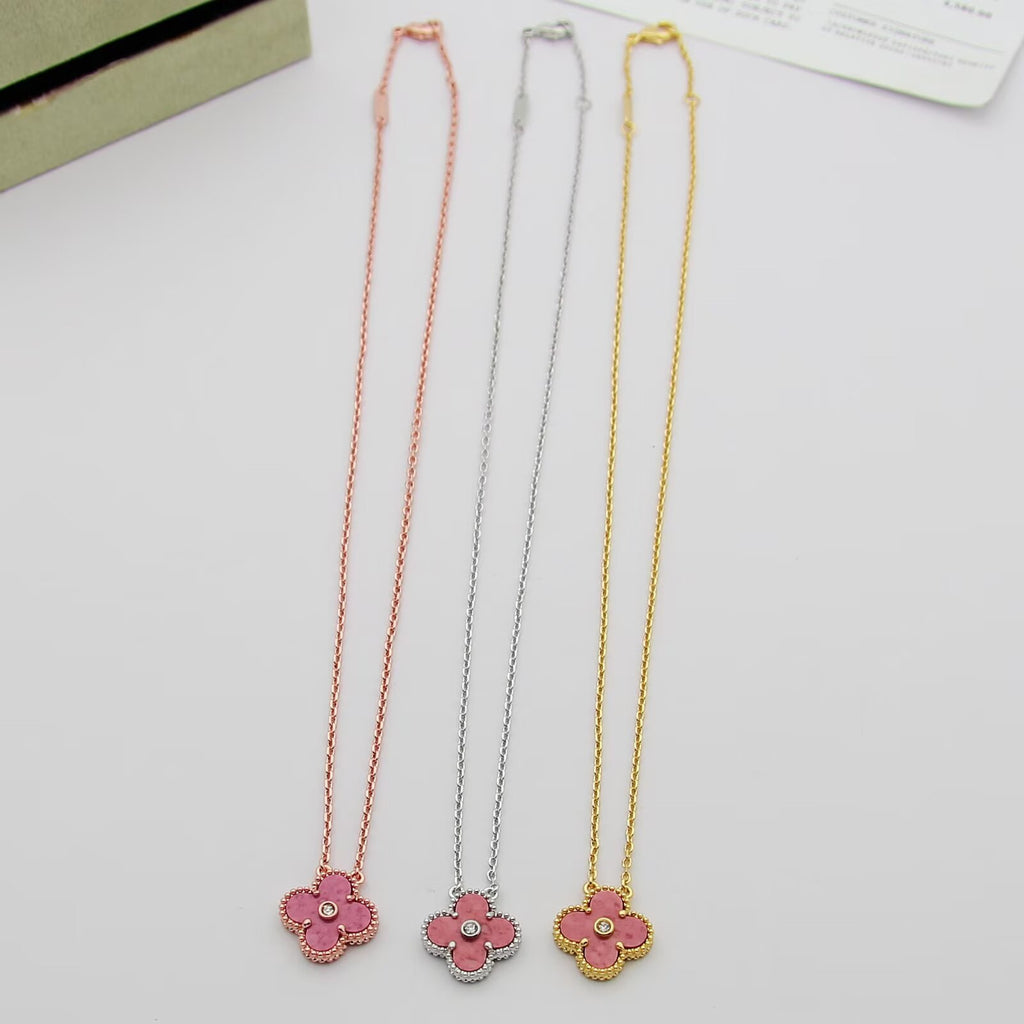 Crystal Four-Leaf Clover Earrings