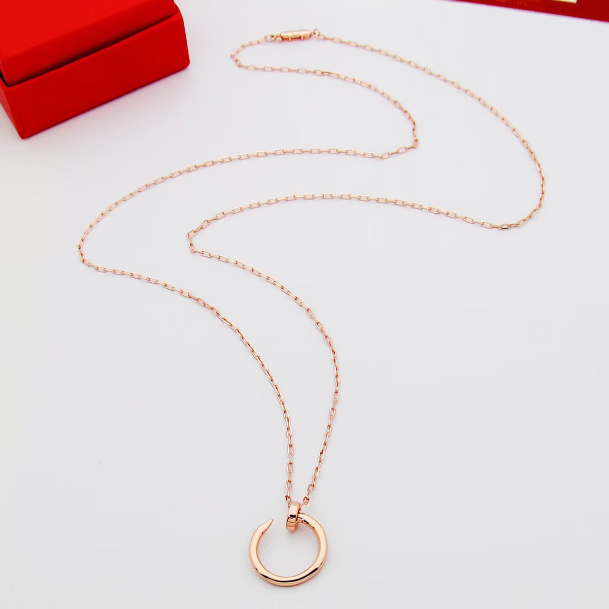 CARTIER 18K Gold Gold-Tone Silver-Tone Rose Gold-Tone Long Necklace
