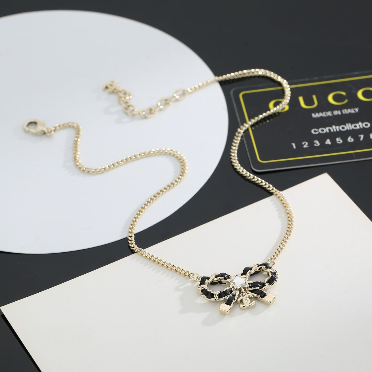 CHANEL Bow Necklace