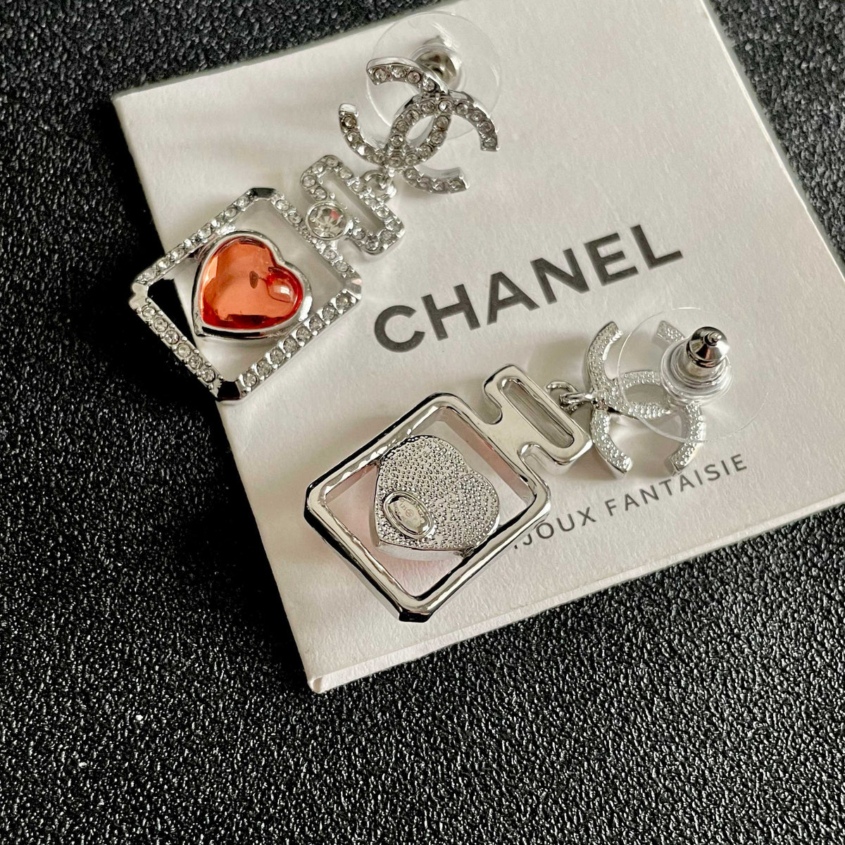 CHANEL P80 Double-C Earrings