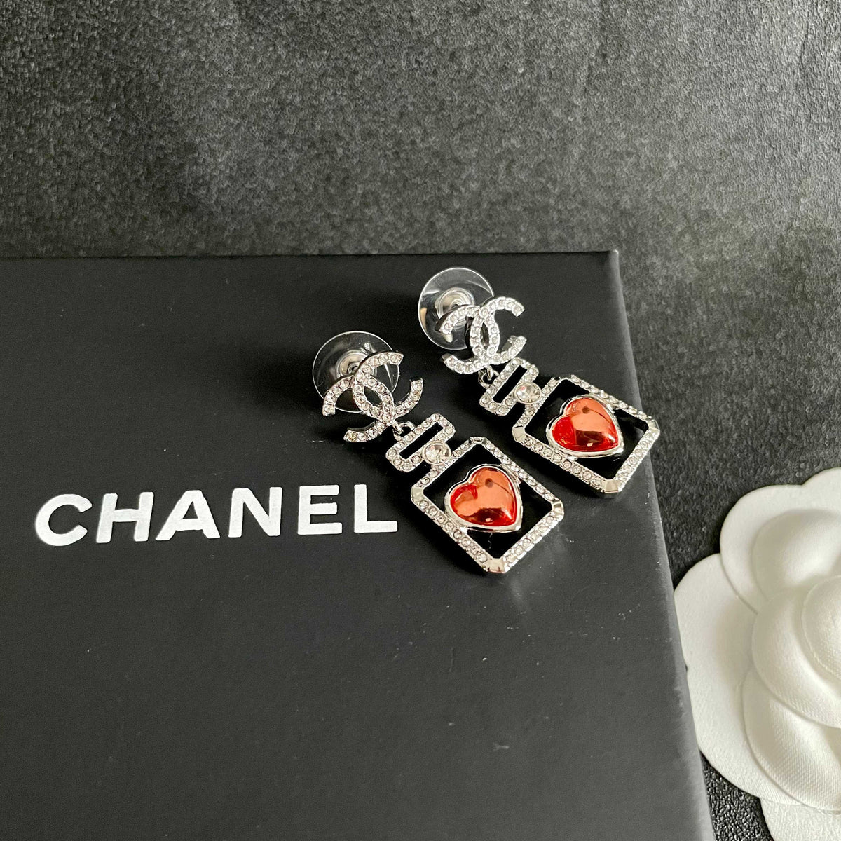 CHANEL P80 Double-C Earrings