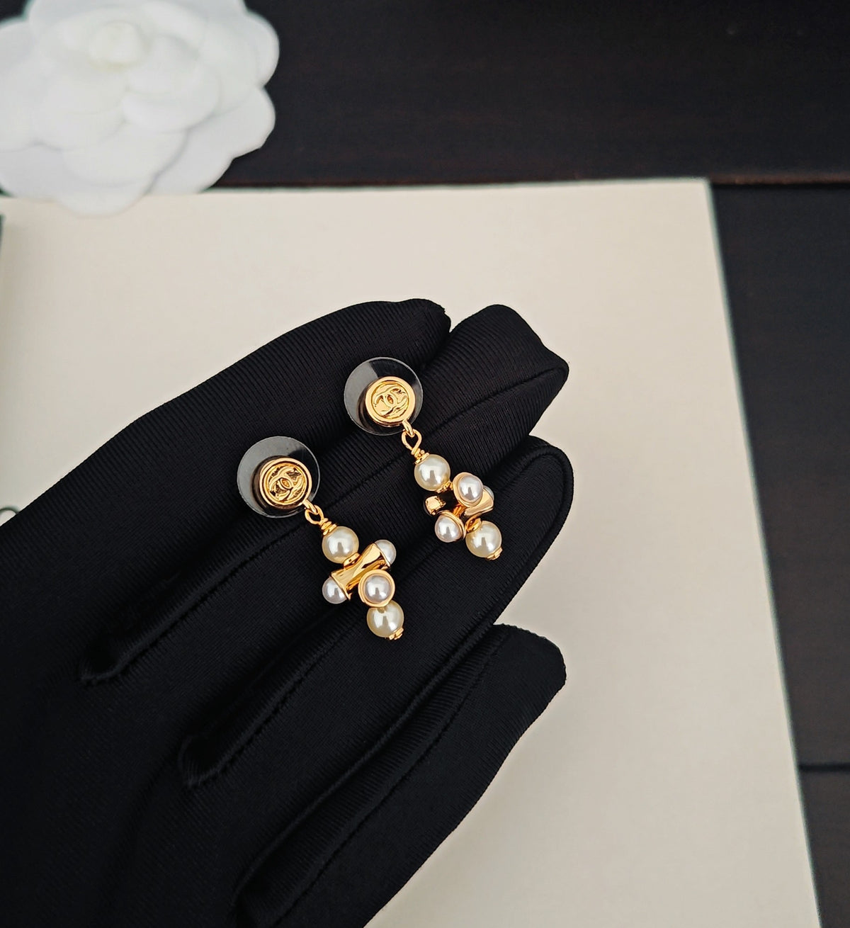 P55 Pearl Earrings