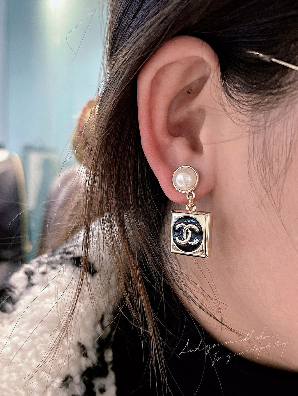 P55 Pearl Earrings