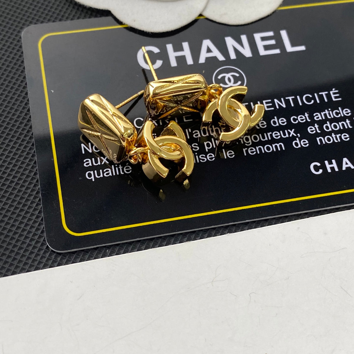 CHANEL P55 Double-C Pendant Necklace