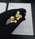 P55 Pearl Bow Earrings