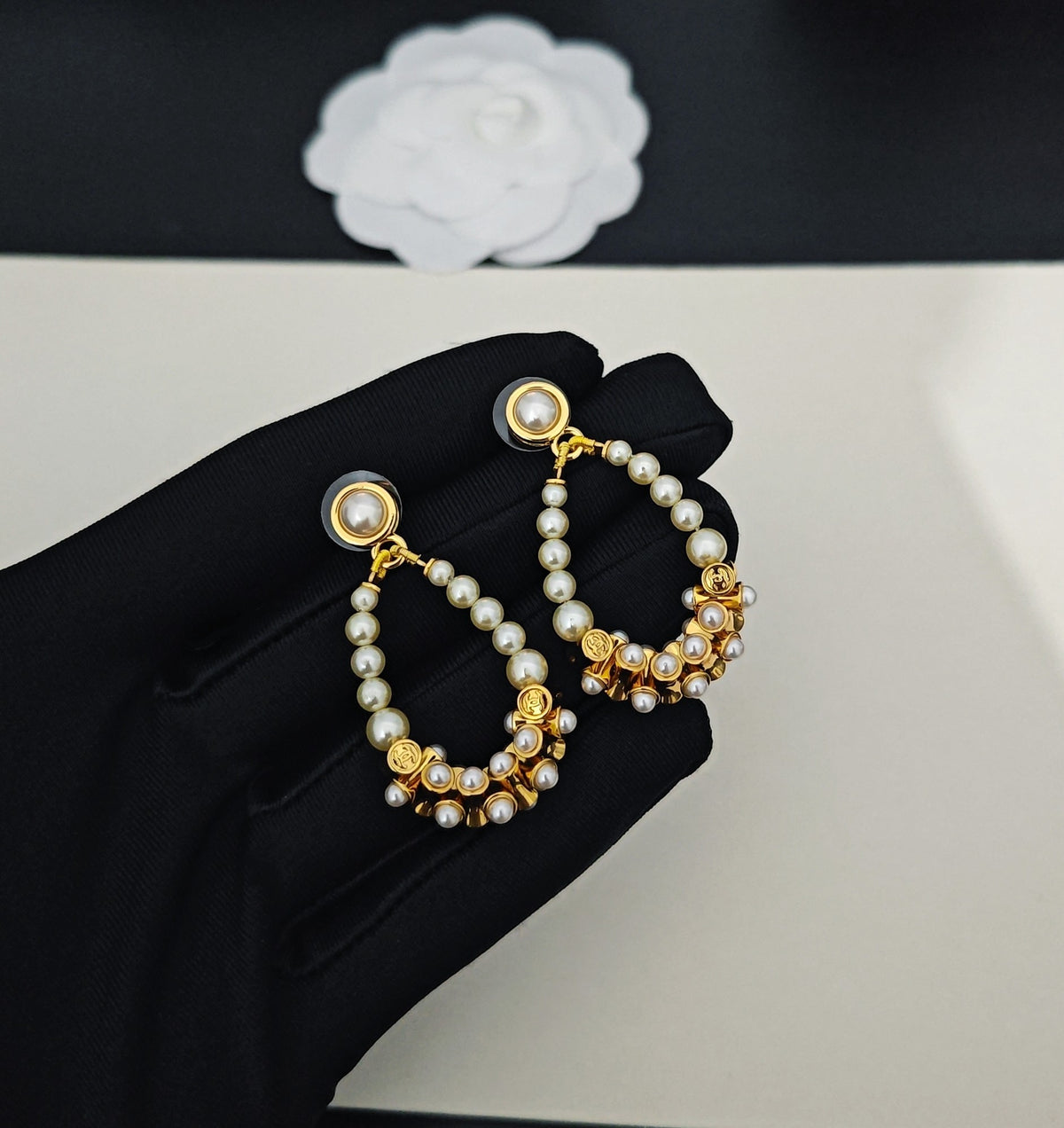 P85 Pearl Tassel Earrings