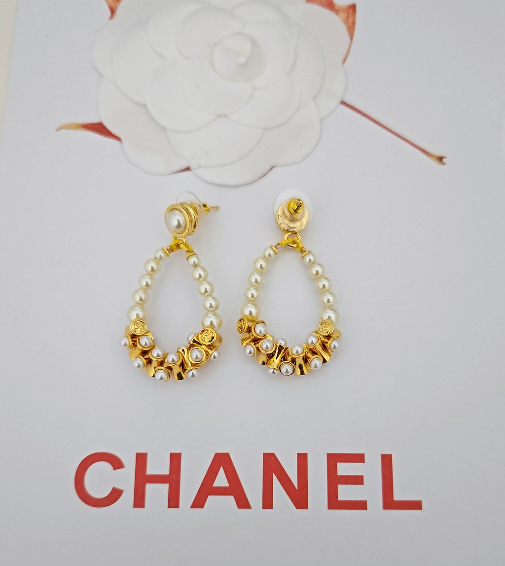 P85 Pearl Tassel Earrings