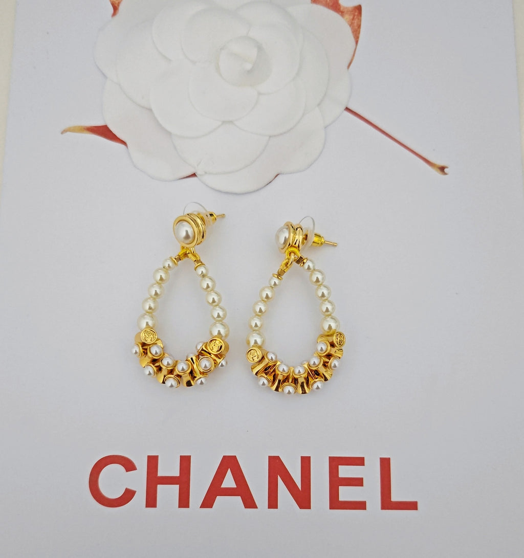 P85 Pearl Tassel Earrings