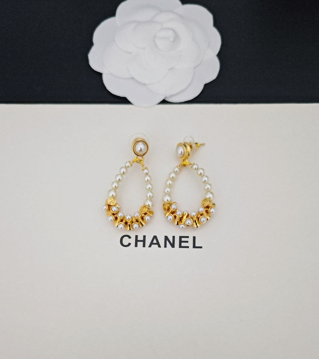 P85 Pearl Tassel Earrings
