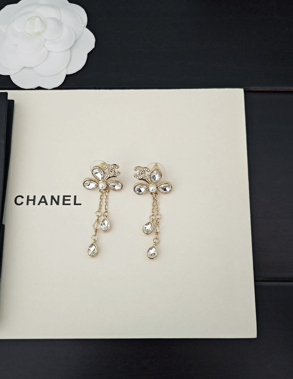 Crystal Tassel Earrings