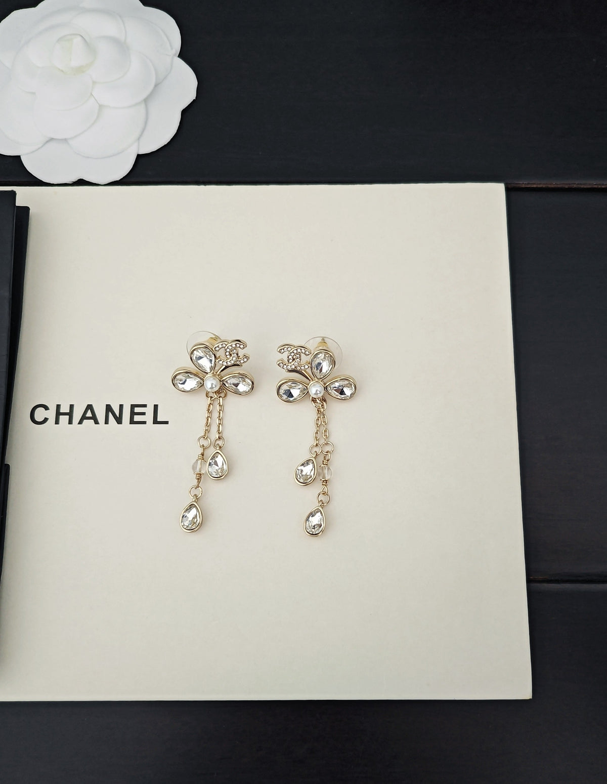 Crystal Tassel Earrings