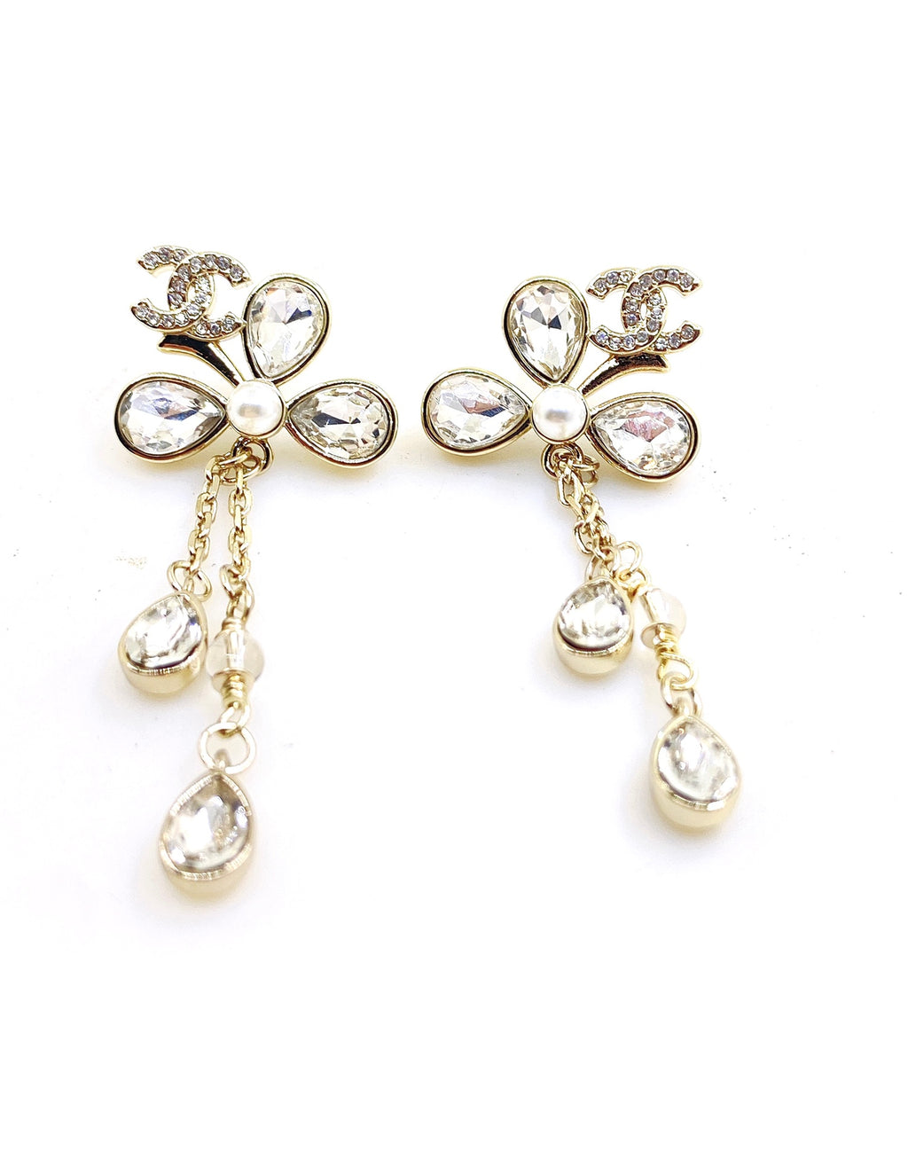 Crystal Tassel Earrings