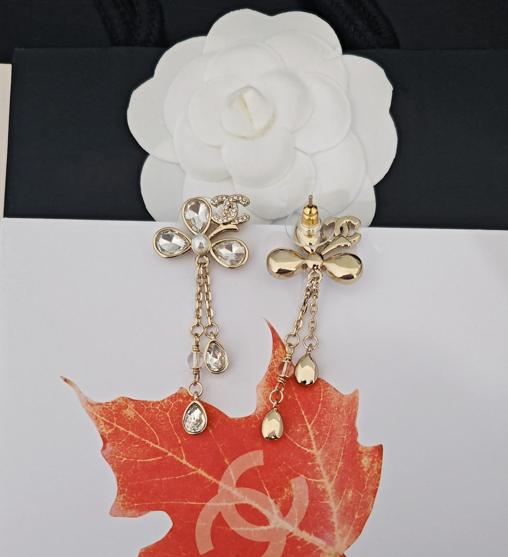 Crystal Tassel Earrings