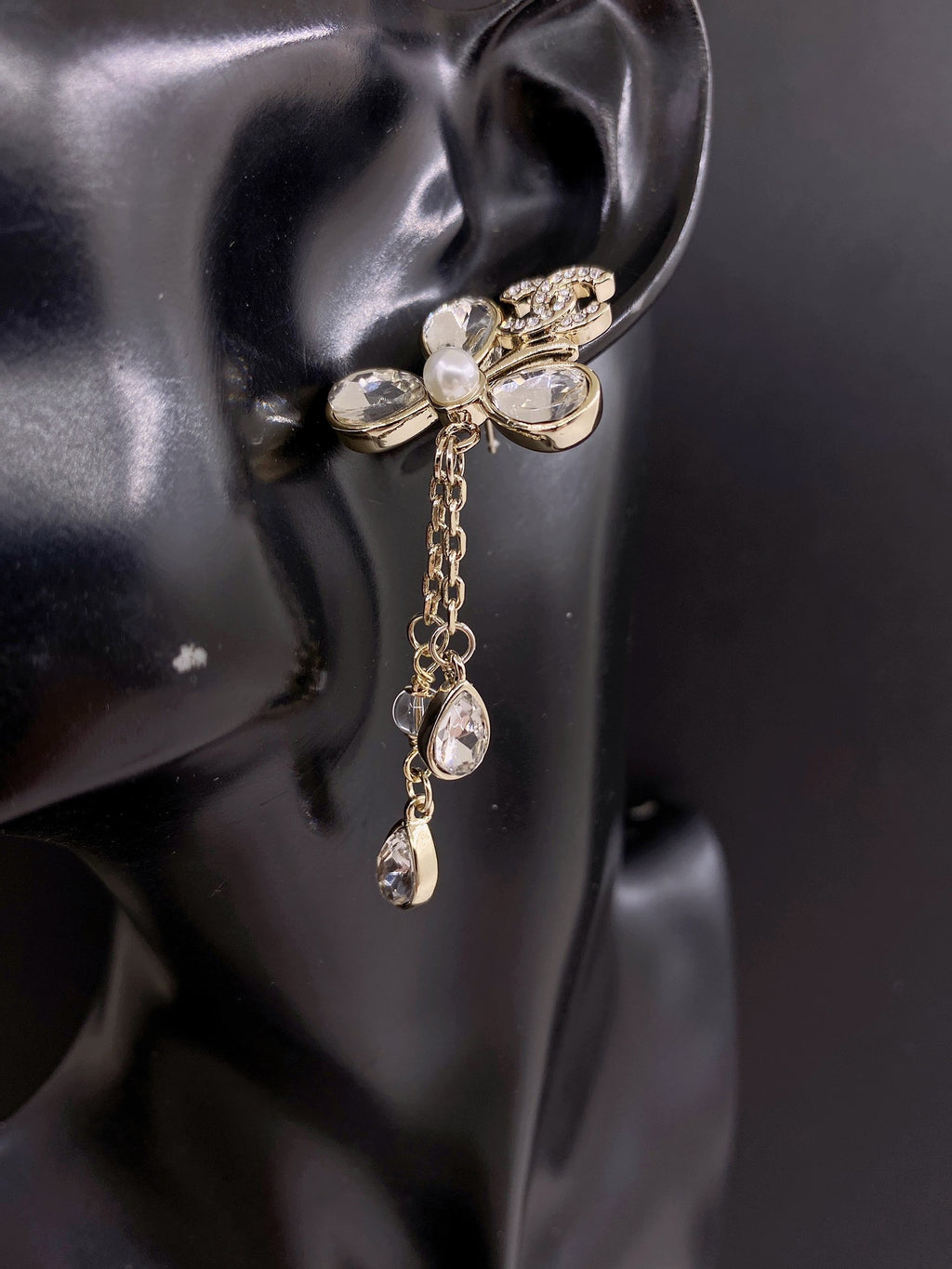 Crystal Tassel Earrings