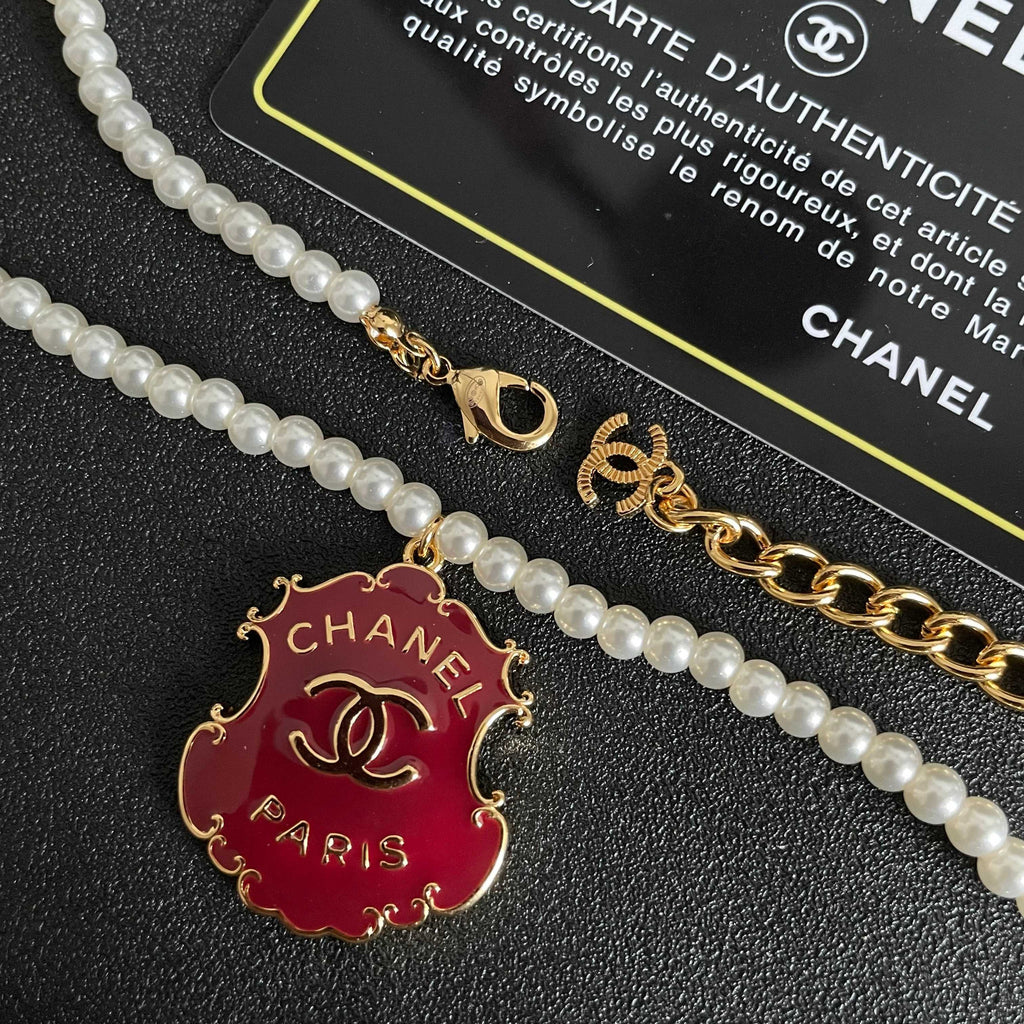CHANEL P95 Pearl Double-C Necklace