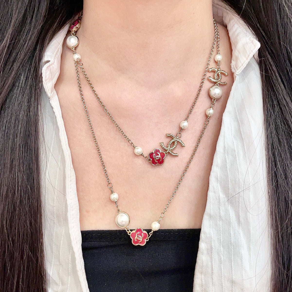 CHANEL P120 Vintage Long Necklace