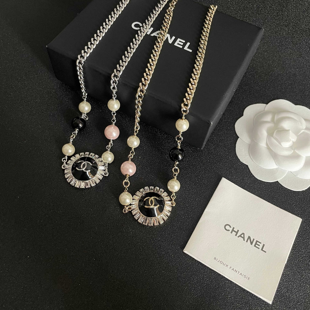 CHANEL P110 Pearl Double-C Necklace