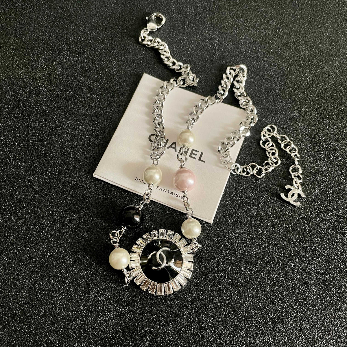 CHANEL P110 Pearl Double-C Necklace