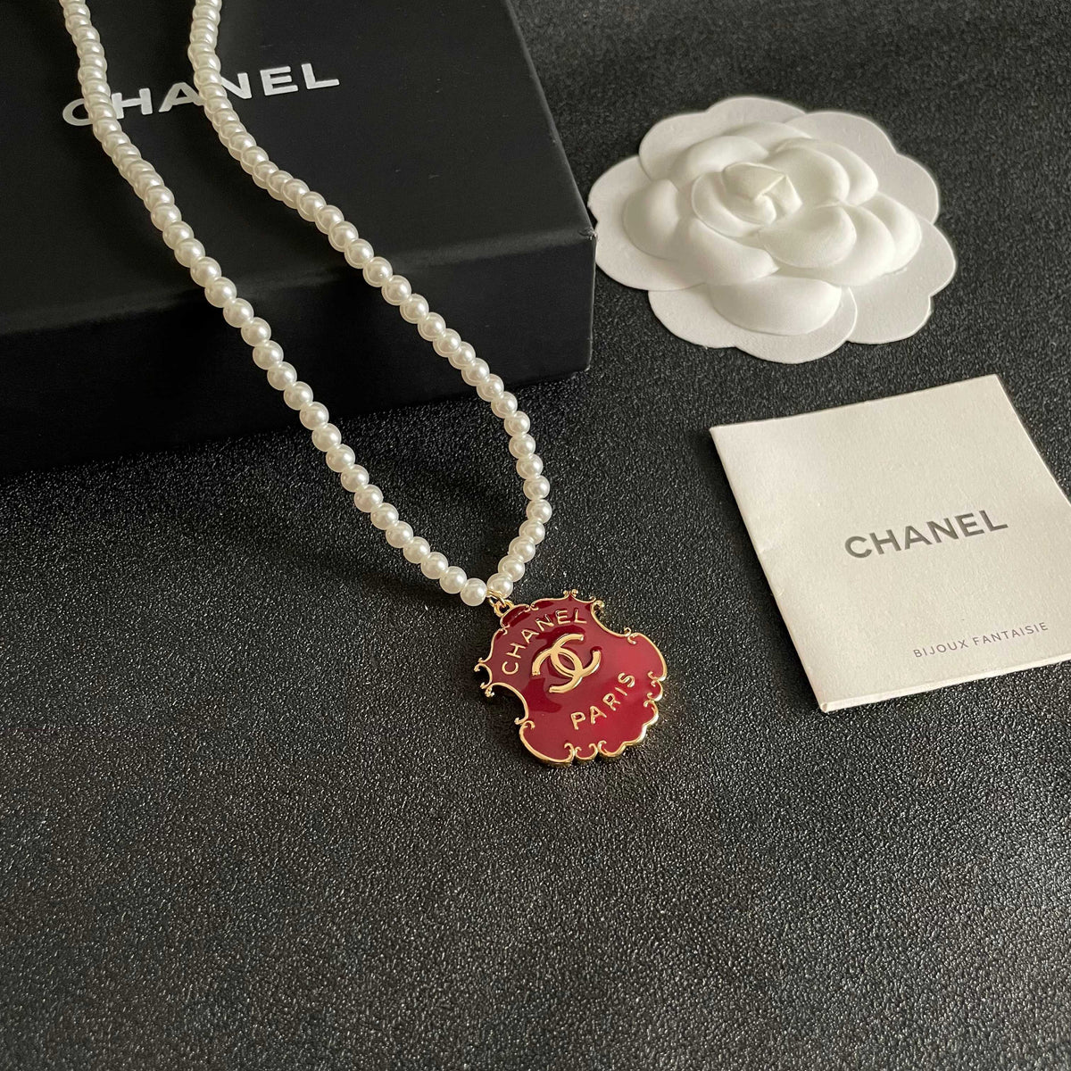 CHANEL P95 Pearl Double-C Necklace