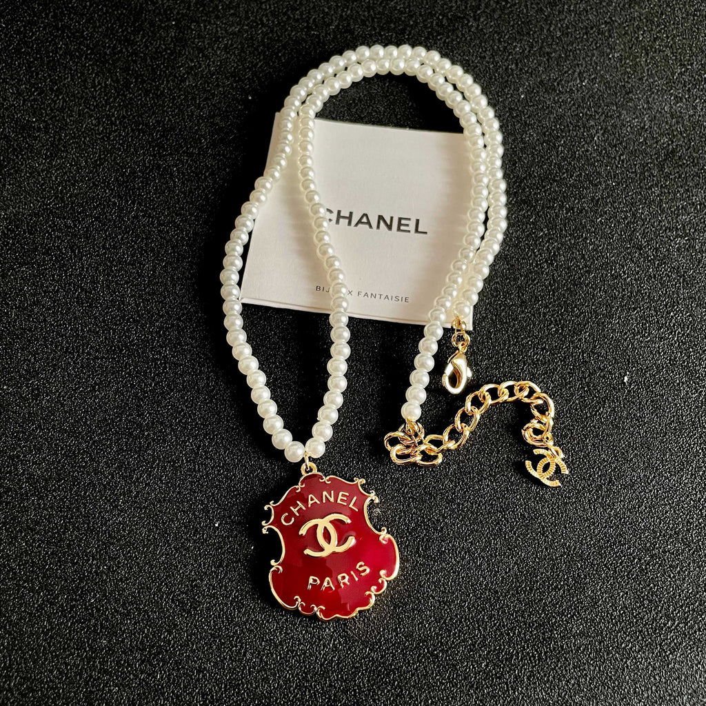 CHANEL P95 Pearl Double-C Necklace
