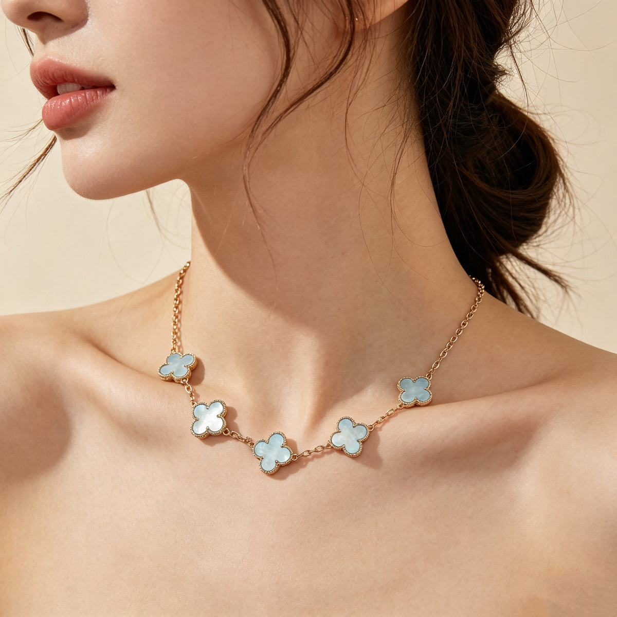 VAN CLEEF & ARPELS Four-Leaf Clover Necklace