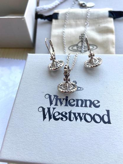 Vivienne Westwood Planet Necklace & Earring Set (2-Piece)