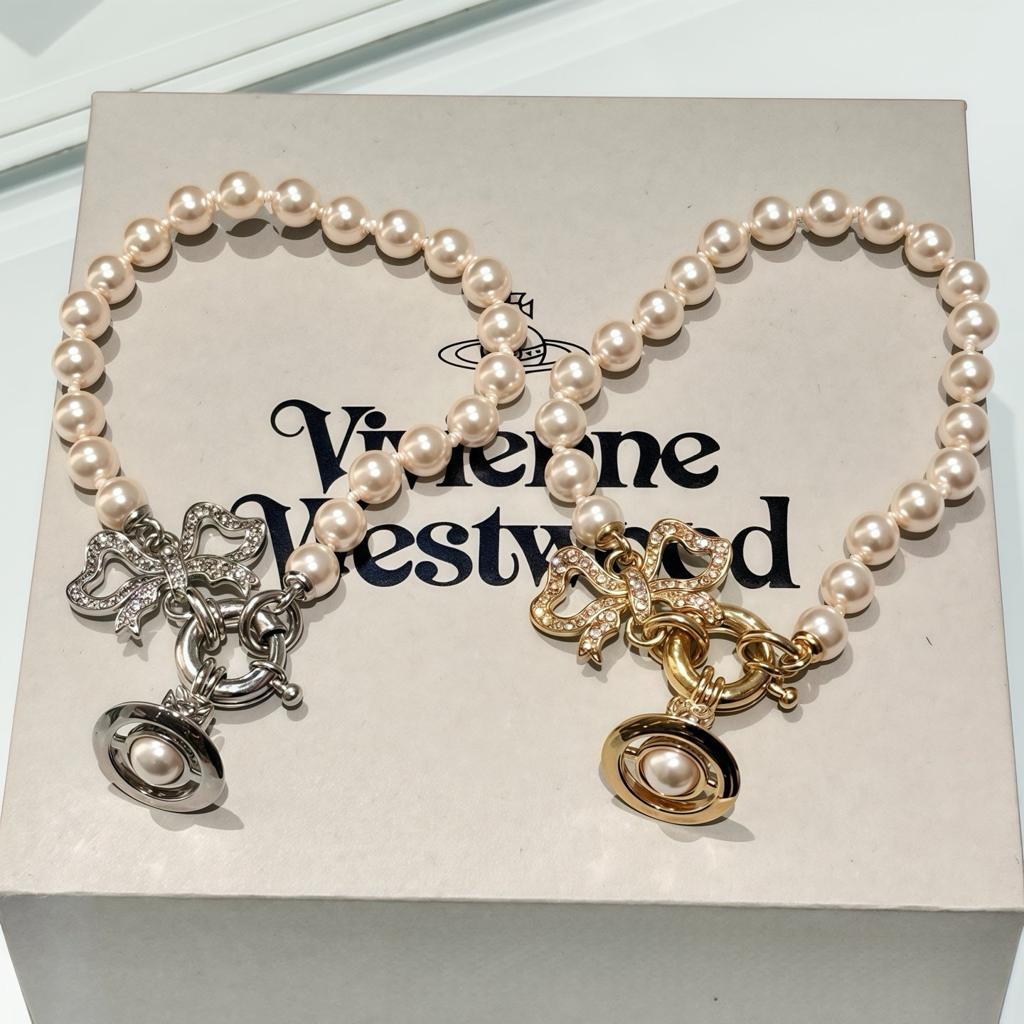 Vivienne Westwood Knitted Bow Bracelet