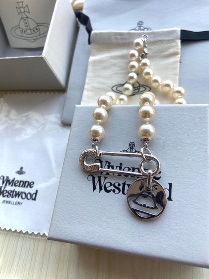 Vivienne Westwood Pearl & Pin Bracelet