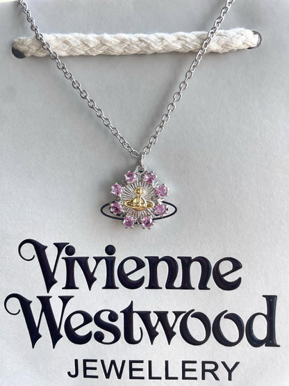 Vivienne Westwood Snowflake Rhinestone Necklace