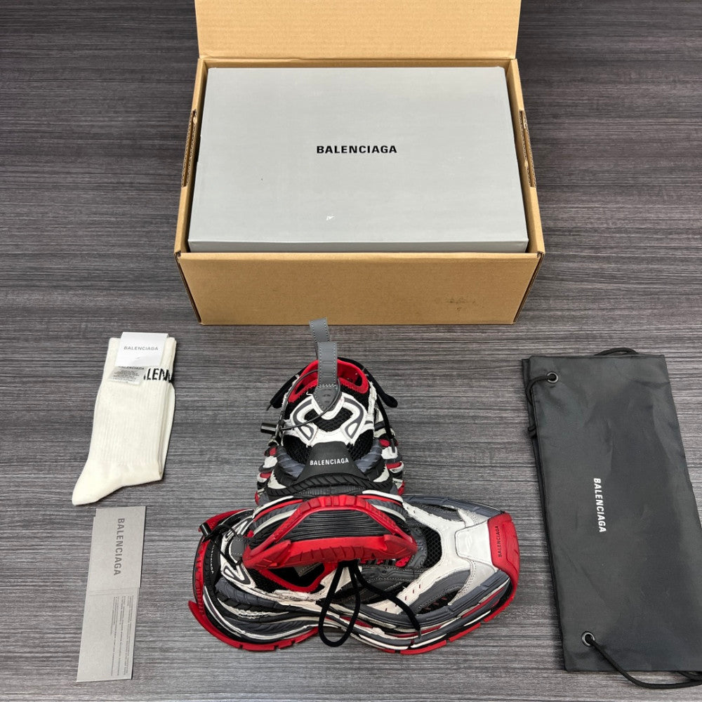 Balenciaga 420 纯原版本Balenciaga巴黎世家 Platform 16XL 厚底系带 老爹鞋 16cm 男款 灰红 Balenciaga 16 Boot #01 - Color 01 - Image 8