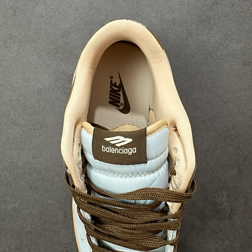 Balenciaga 本地 310 支持放店 定制版 Balenciaga x Nike Dunk SB Low 巴黎世家 x 耐克 SB 低帮 蓝粉棕 鞋身整体 Sneaker #01 - Color 02 - Image 7