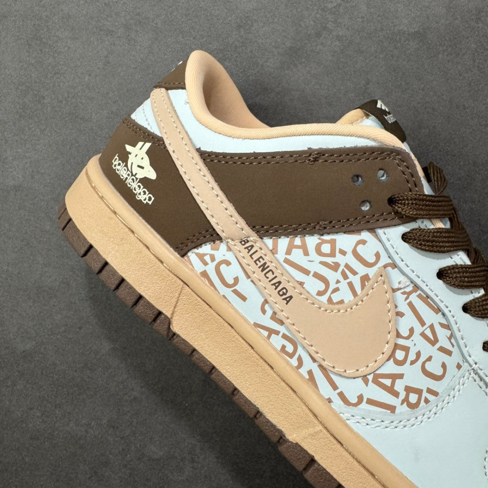 Balenciaga 本地 310 支持放店 定制版 Balenciaga x Nike Dunk SB Low 巴黎世家 x 耐克 SB 低帮 蓝粉棕 鞋身整体 Sneaker #01 - Color 02 - Image 6