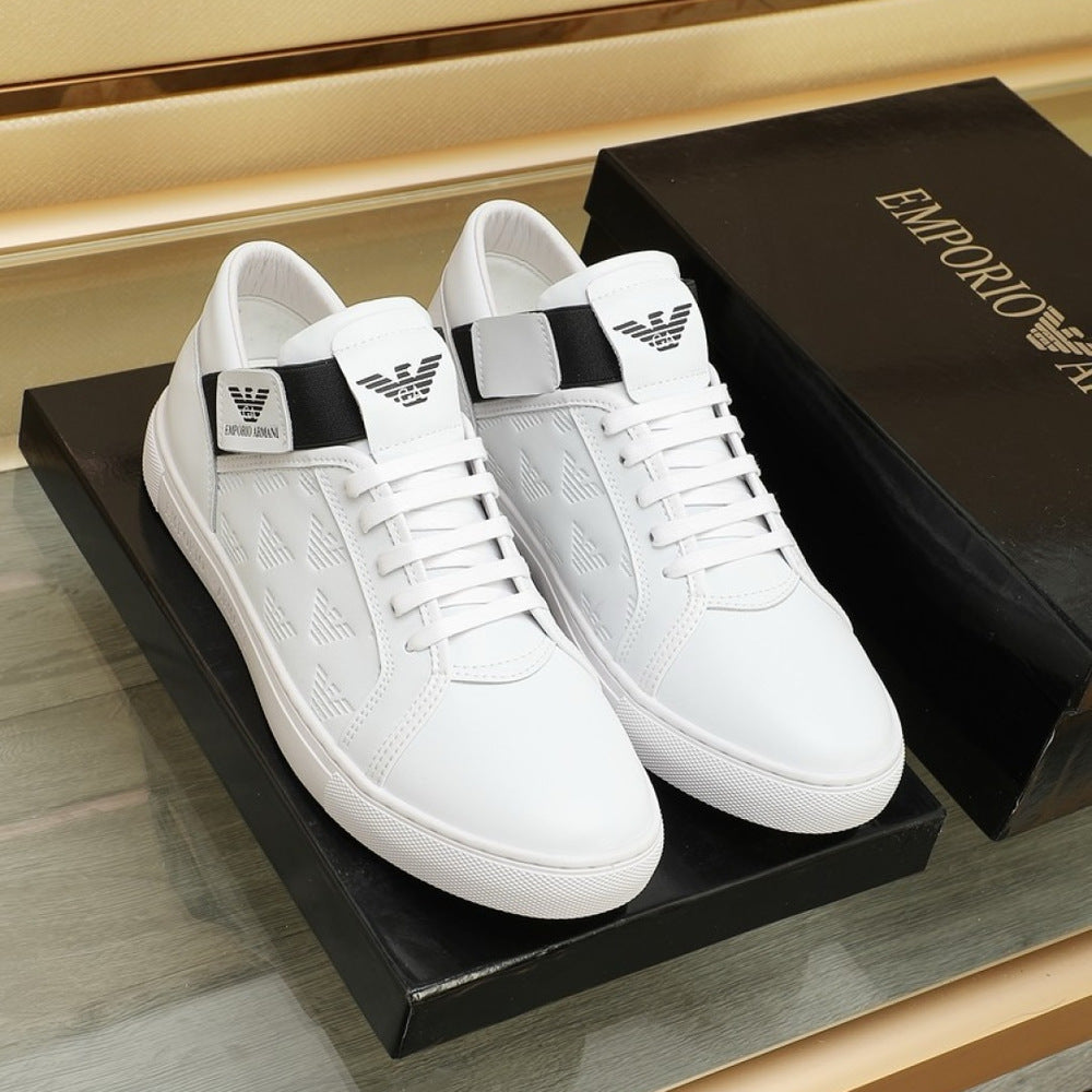 ARMANI Men's Casual Shoes - 409600 - White/Black