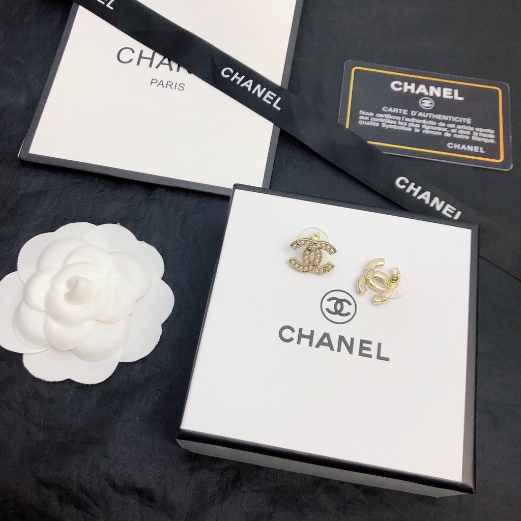 CHANEL P55 Double-C Earrings