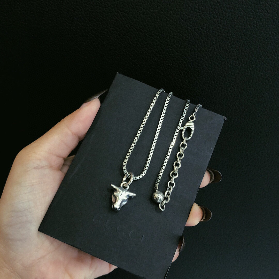 GUCCI 925 Sterling Silver Vintage Necklace