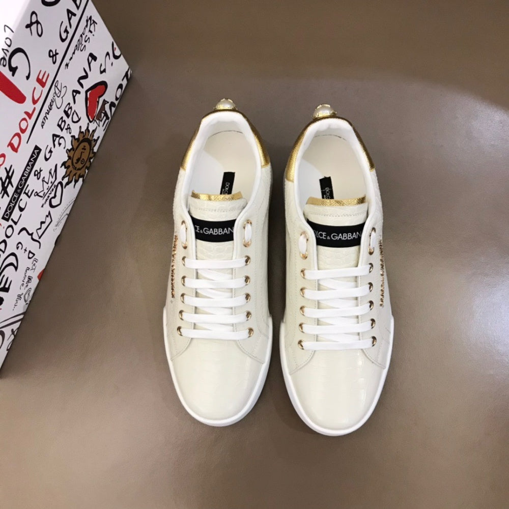 P190[玫瑰][玫瑰]，2021夏季新款Dolce＆Gabbana/顶级原单 Size：38-45 DG重工系列，进口原版鳄鱼纹牛皮，进口原版五金，精致奢华，超A级别！版型对比专柜正品，丝毫不差！ #382555 - image 1