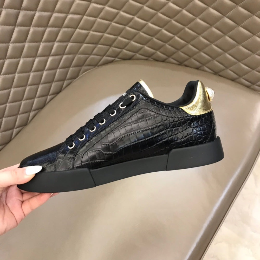 P190[玫瑰][玫瑰]，2021夏季新款Dolce＆Gabbana/顶级原单 Size：38-45 DG重工系列，进口原版鳄鱼纹牛皮，进口原版五金，精致奢华，超A级别！版型对比专柜正品，丝毫不差！ #382556 - image 8