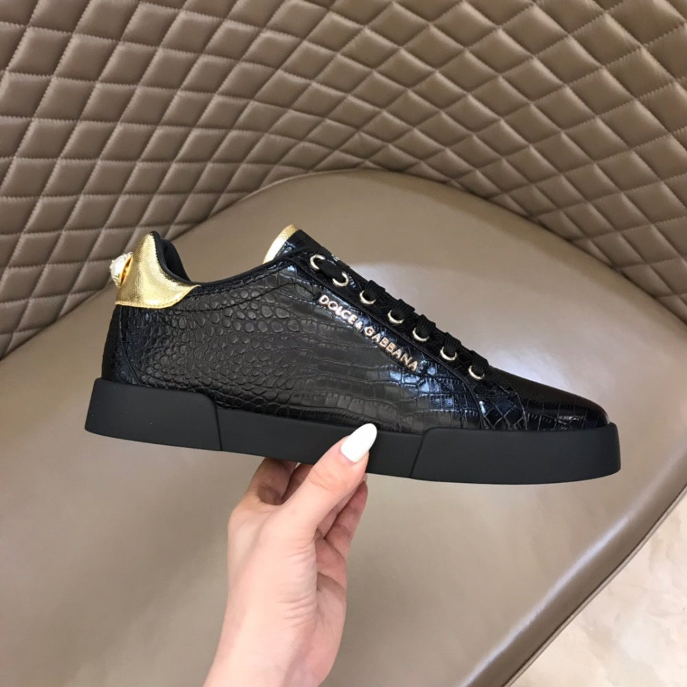 P190[玫瑰][玫瑰]，2021夏季新款Dolce＆Gabbana/顶级原单 Size：38-45 DG重工系列，进口原版鳄鱼纹牛皮，进口原版五金，精致奢华，超A级别！版型对比专柜正品，丝毫不差！ #382556 - image 6