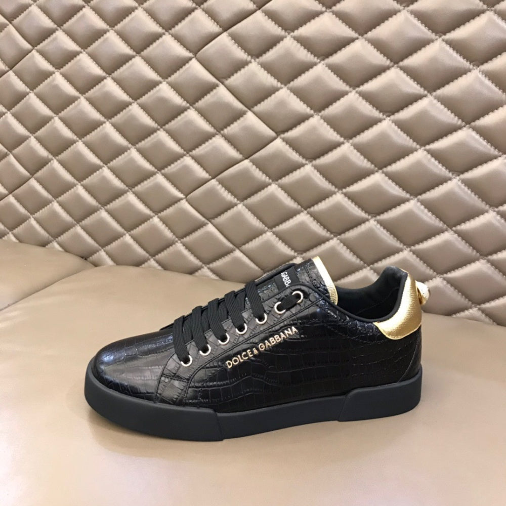 P190[玫瑰][玫瑰]，2021夏季新款Dolce＆Gabbana/顶级原单 Size：38-45 DG重工系列，进口原版鳄鱼纹牛皮，进口原版五金，精致奢华，超A级别！版型对比专柜正品，丝毫不差！ #382556 - image 5