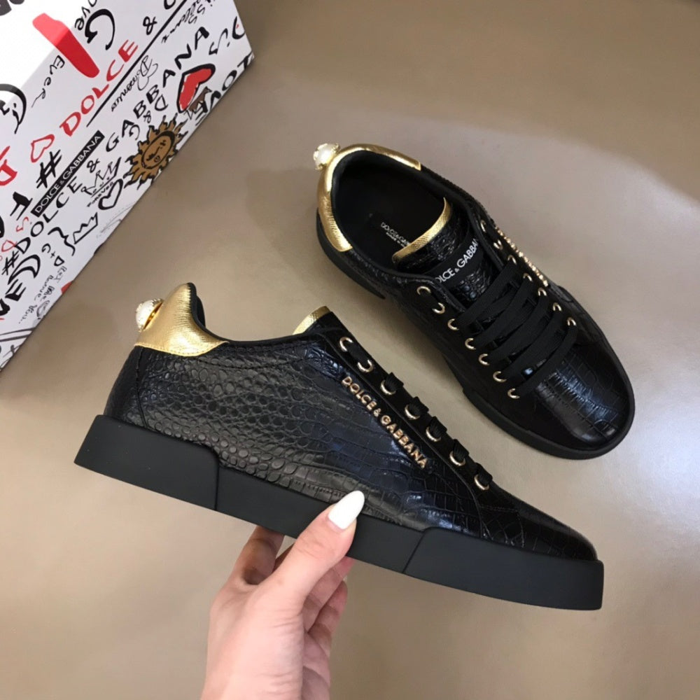 P190[玫瑰][玫瑰]，2021夏季新款Dolce＆Gabbana/顶级原单 Size：38-45 DG重工系列，进口原版鳄鱼纹牛皮，进口原版五金，精致奢华，超A级别！版型对比专柜正品，丝毫不差！ #382556 - image 4