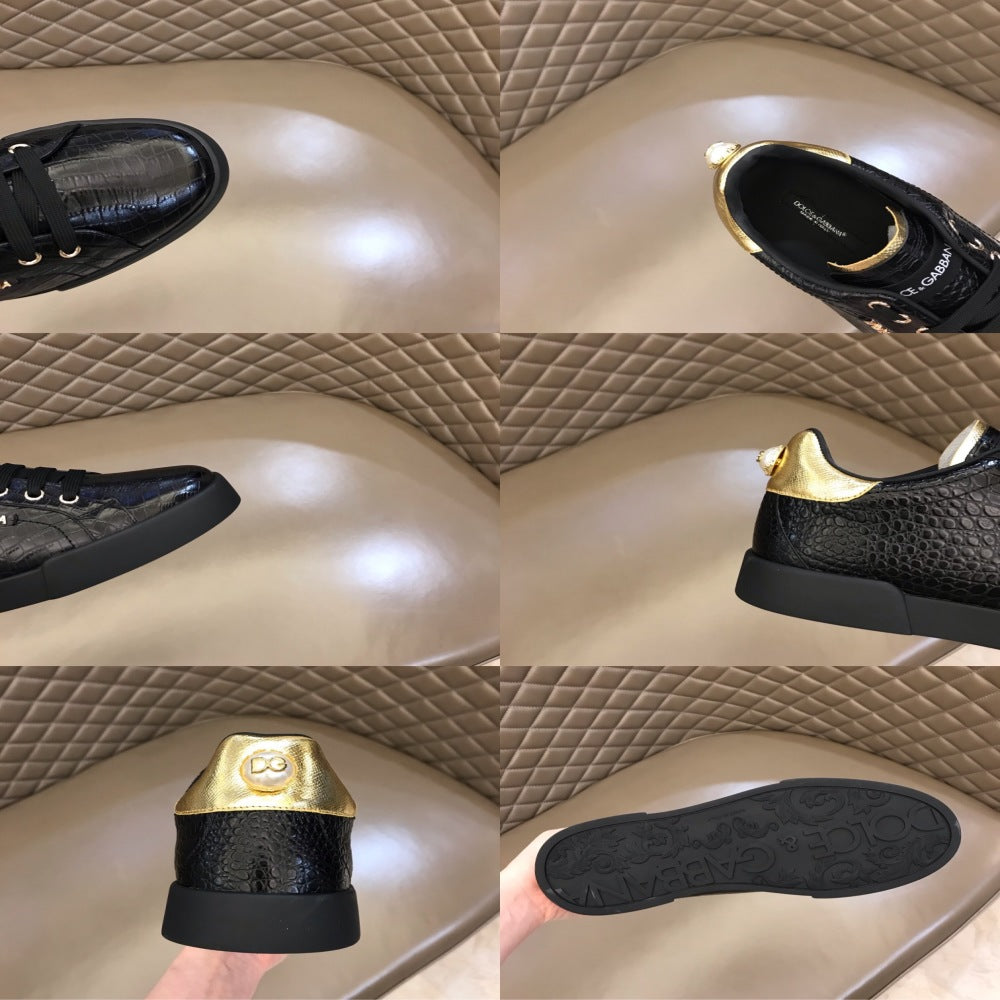 P190[玫瑰][玫瑰]，2021夏季新款Dolce＆Gabbana/顶级原单 Size：38-45 DG重工系列，进口原版鳄鱼纹牛皮，进口原版五金，精致奢华，超A级别！版型对比专柜正品，丝毫不差！ #382556 - image 9