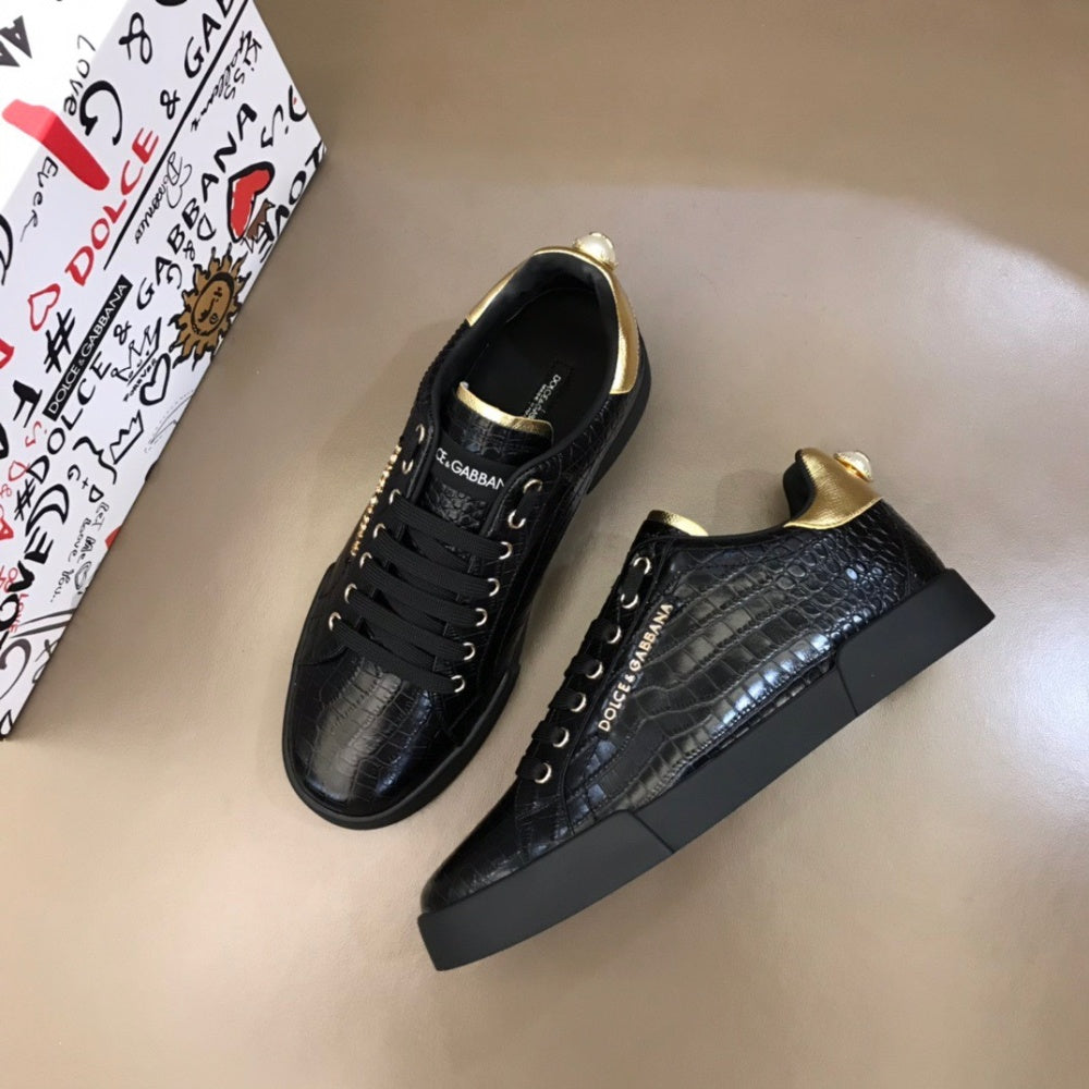 P190[玫瑰][玫瑰]，2021夏季新款Dolce＆Gabbana/顶级原单 Size：38-45 DG重工系列，进口原版鳄鱼纹牛皮，进口原版五金，精致奢华，超A级别！版型对比专柜正品，丝毫不差！ #382556 - image 2