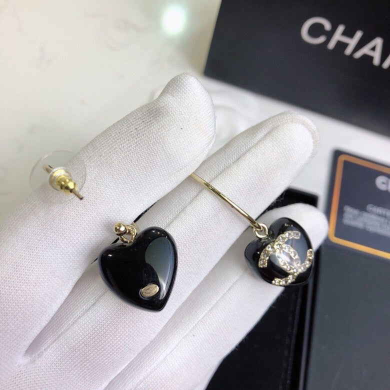 CHANEL Crystal Earrings
