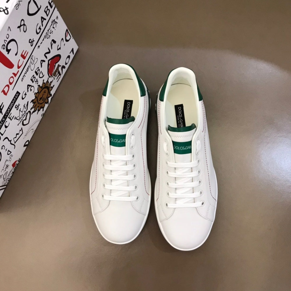P190[玫瑰][玫瑰]，2021夏季新款Dolce＆Gabbana/顶级原单 Size：38-45 DG重工系列，进口头层牛皮，撞色设计超好看，彩色水染内里，精致奢华，超A级别！版型对比专柜正品，丝毫不差！ #382565 - image 1