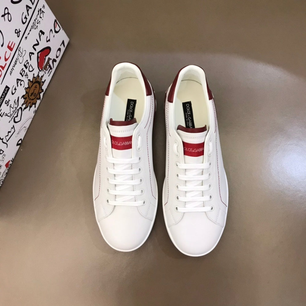 P190[玫瑰][玫瑰]，2021夏季新款Dolce＆Gabbana/顶级原单 Size：38-45 DG重工系列，进口头层牛皮，撞色设计超好看，彩色水染内里，精致奢华，超A级别！版型对比专柜正品，丝毫不差！ #382566 - image 1