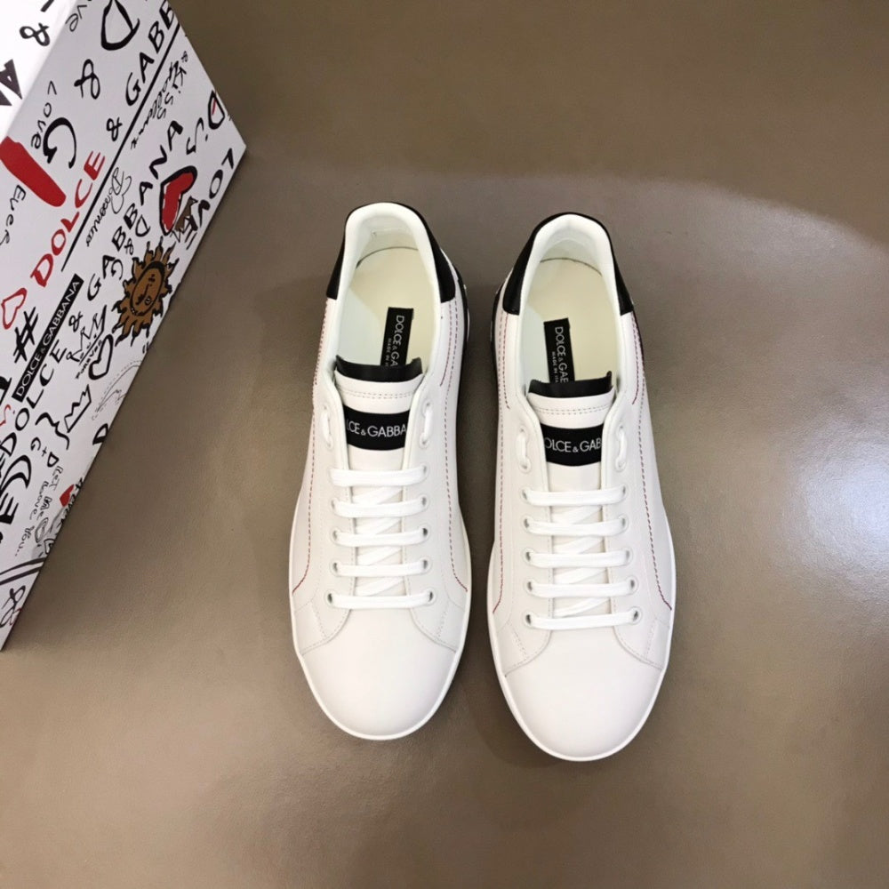 P190[玫瑰][玫瑰]，2021夏季新款Dolce＆Gabbana/顶级原单 Size：38-45 DG重工系列，进口头层牛皮，撞色设计超好看，彩色水染内里，精致奢华，超A级别！版型对比专柜正品，丝毫不差！ #382564 - image 1