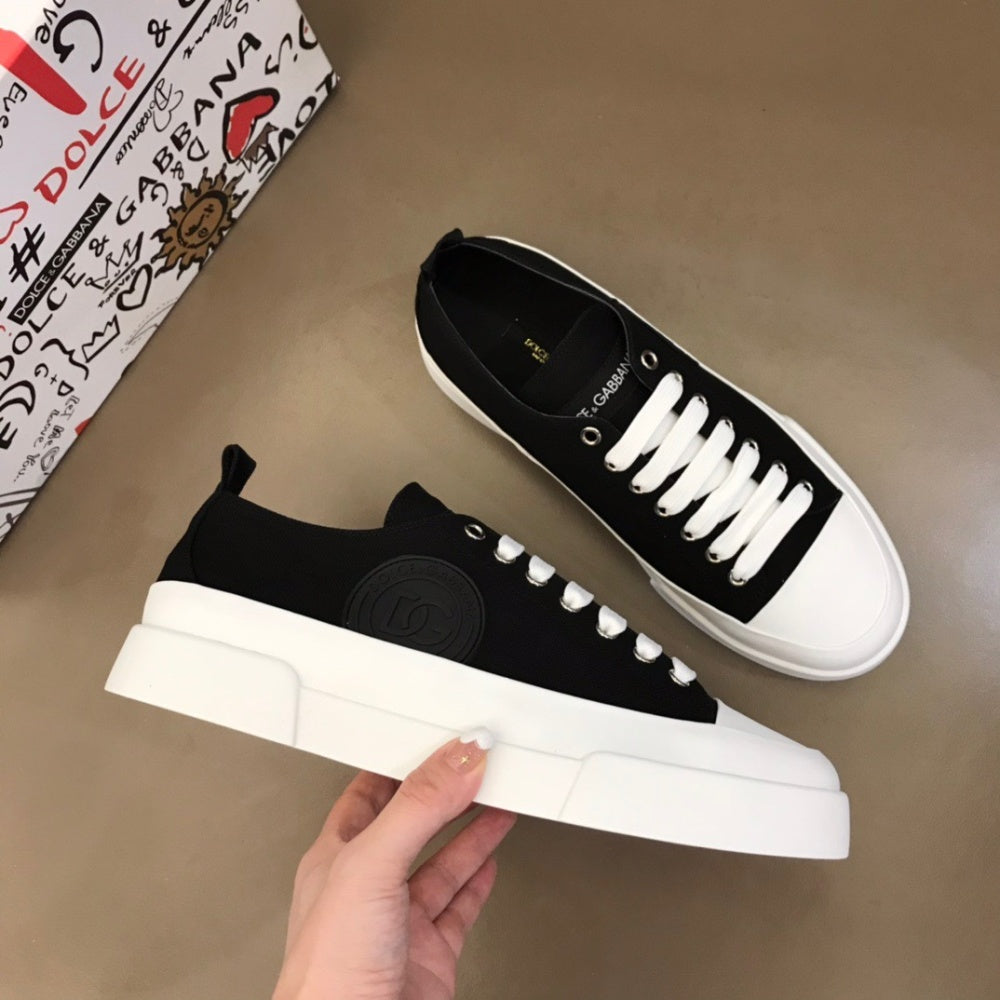 P170[玫瑰][玫瑰]，2021冬季新款Dolce＆Gabbana/顶级原单 Size：38-45 DG重工系列，进口原版防水帆布，撞色设计超好看，精致奢华，超A级别！版型对比专柜正品，丝毫不差！ #382578 - image 4