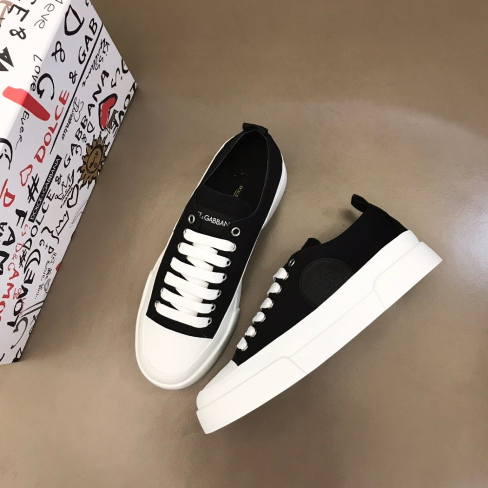 P170[玫瑰][玫瑰]，2021冬季新款Dolce＆Gabbana/顶级原单 Size：38-45 DG重工系列，进口原版防水帆布，撞色设计超好看，精致奢华，超A级别！版型对比专柜正品，丝毫不差！ #382578 - image 2