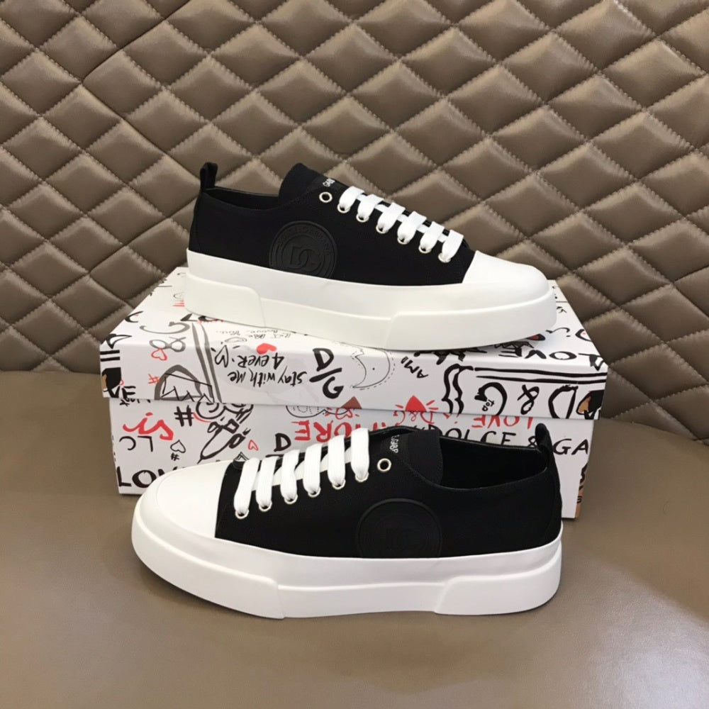 P170[玫瑰][玫瑰]，2021冬季新款Dolce＆Gabbana/顶级原单 Size：38-45 DG重工系列，进口原版防水帆布，撞色设计超好看，精致奢华，超A级别！版型对比专柜正品，丝毫不差！ #382578 - image 3